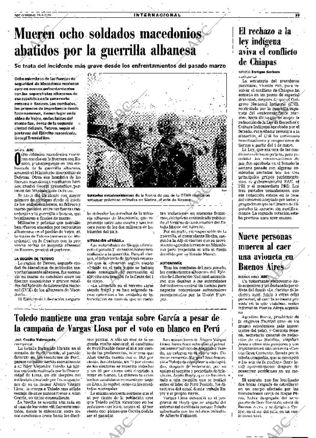 ABC MADRID 29-04-2001 página 33