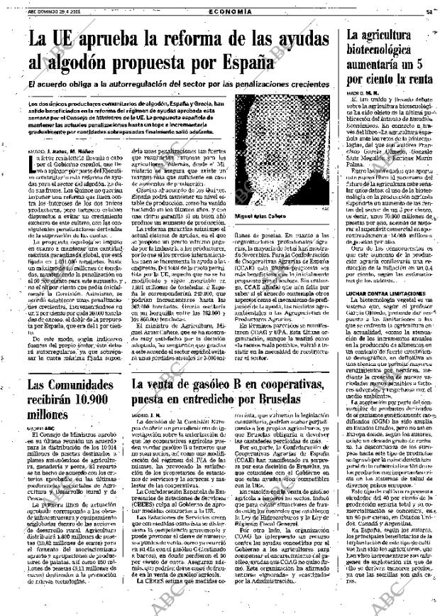 ABC MADRID 29-04-2001 página 51