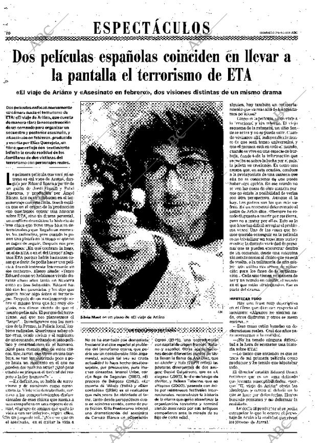 ABC MADRID 29-04-2001 página 70