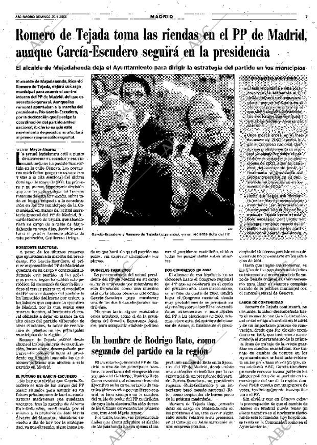 ABC MADRID 29-04-2001 página 91