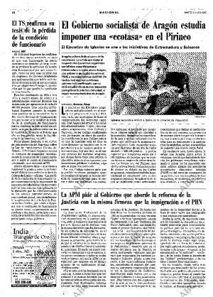 ABC MADRID 01-05-2001 página 22