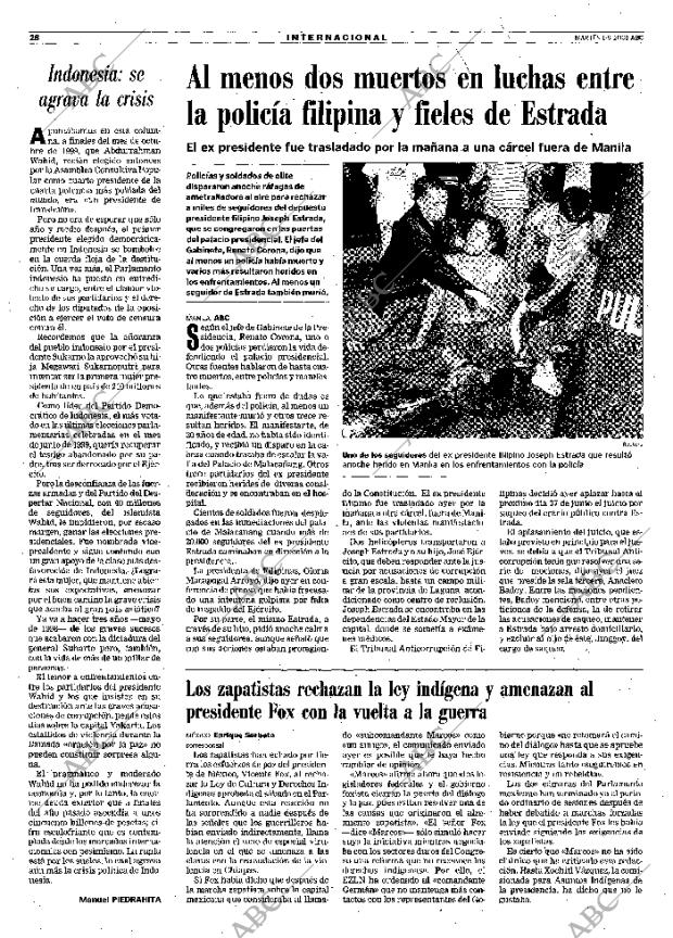 ABC MADRID 01-05-2001 página 28