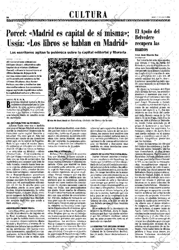 ABC MADRID 01-05-2001 página 38