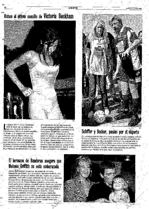 ABC MADRID 01-05-2001 página 72