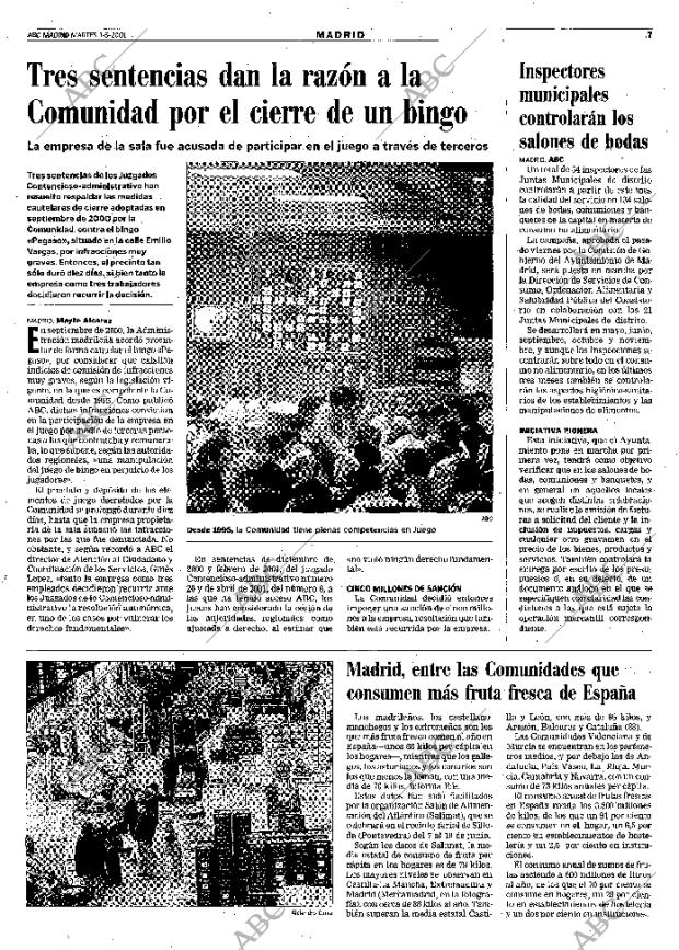 ABC MADRID 01-05-2001 página 87