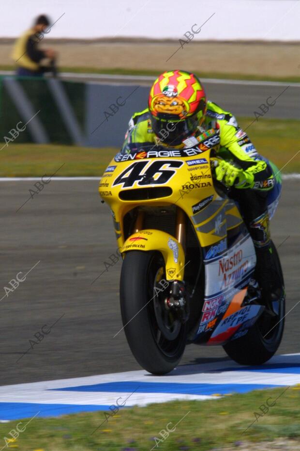 Jerez. 05-05-01. Alvaro Rivero. Valentino Rossi. Archjer