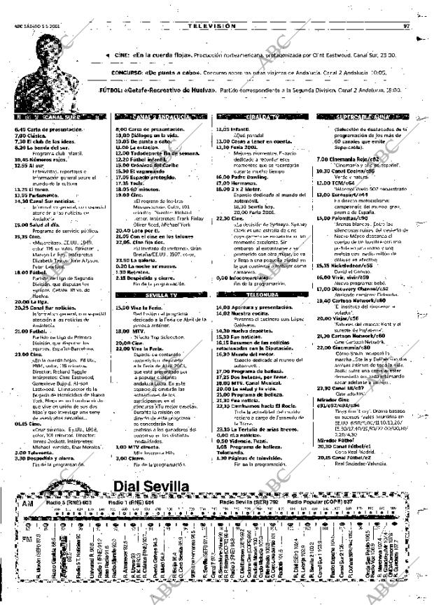 ABC SEVILLA 05-05-2001 página 97