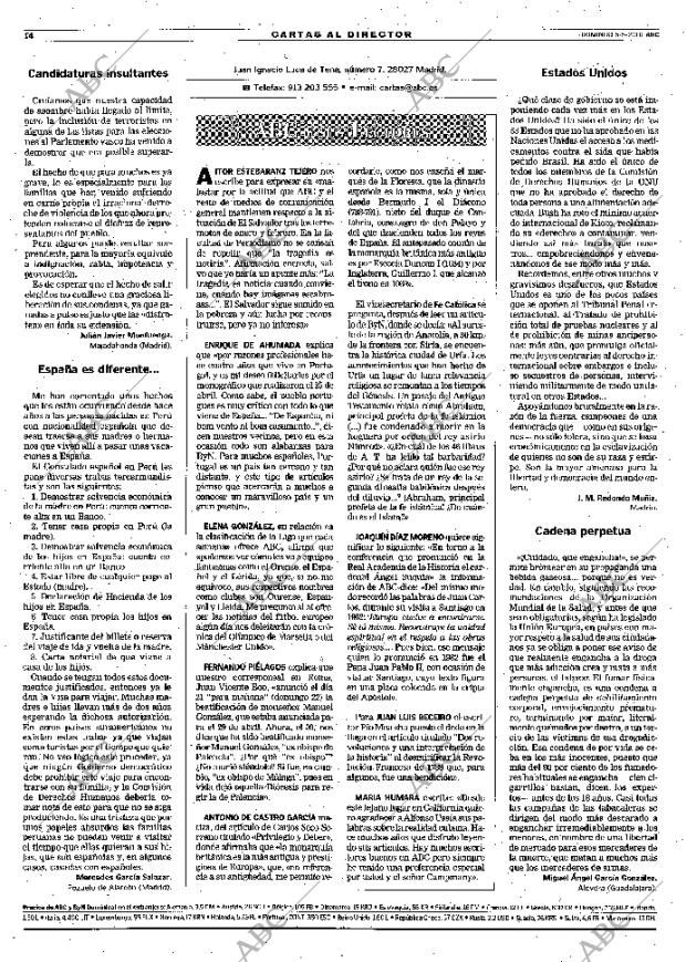 ABC MADRID 06-05-2001 página 14