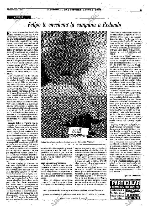 ABC MADRID 06-05-2001 página 21