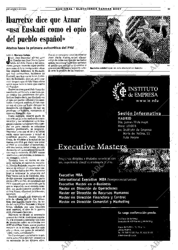 ABC MADRID 06-05-2001 página 27