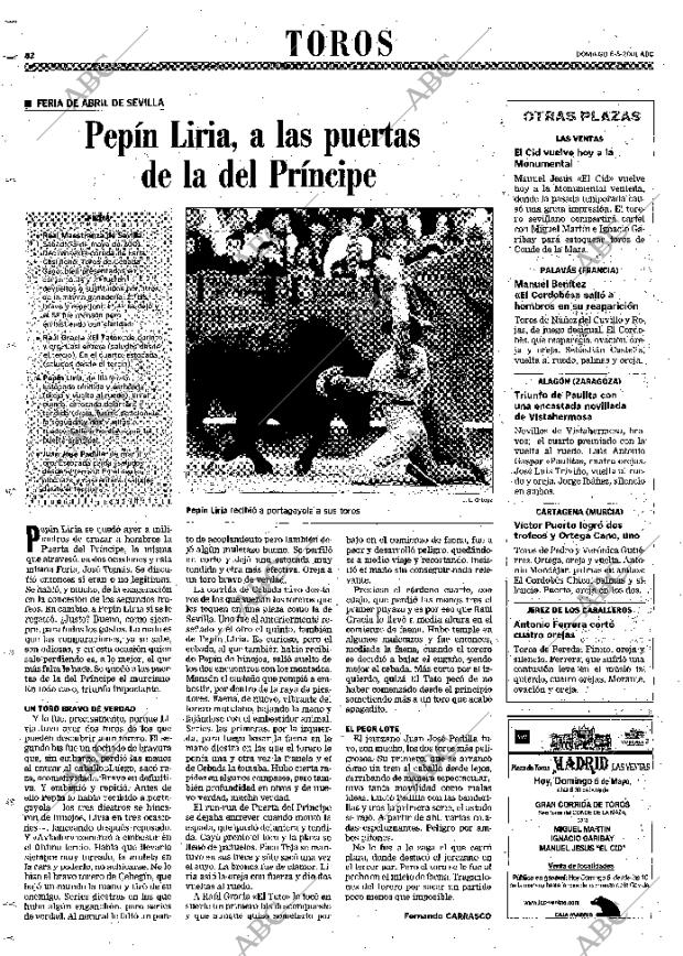 ABC MADRID 06-05-2001 página 82