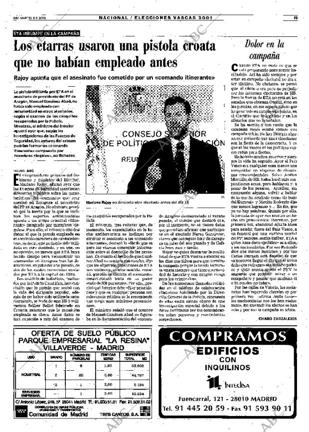 ABC MADRID 08-05-2001 página 19