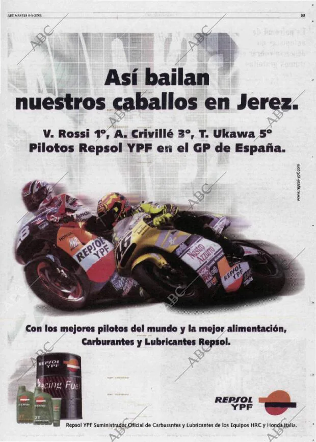 ABC MADRID 08-05-2001 página 53