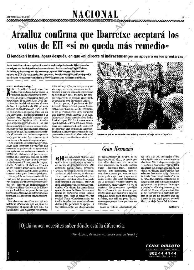 ABC MADRID 09-05-2001 página 17