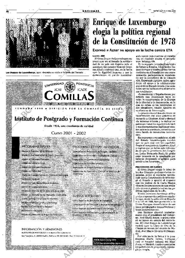 ABC MADRID 09-05-2001 página 26