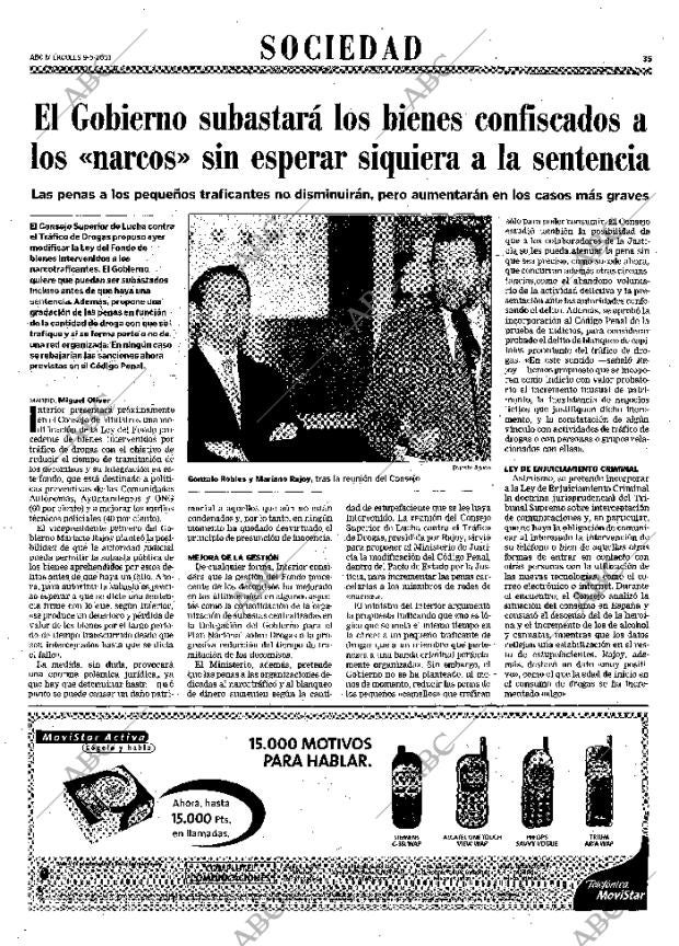 ABC MADRID 09-05-2001 página 35