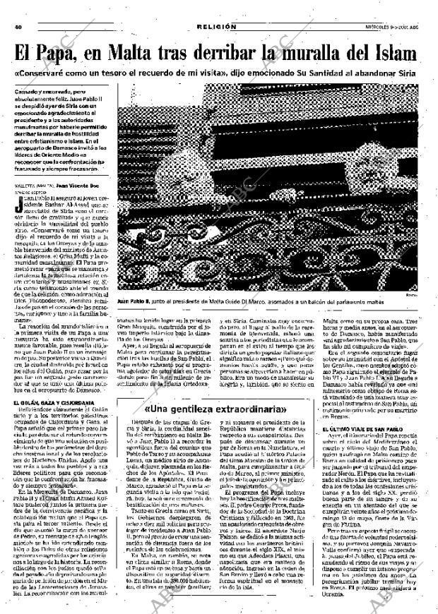 ABC MADRID 09-05-2001 página 40