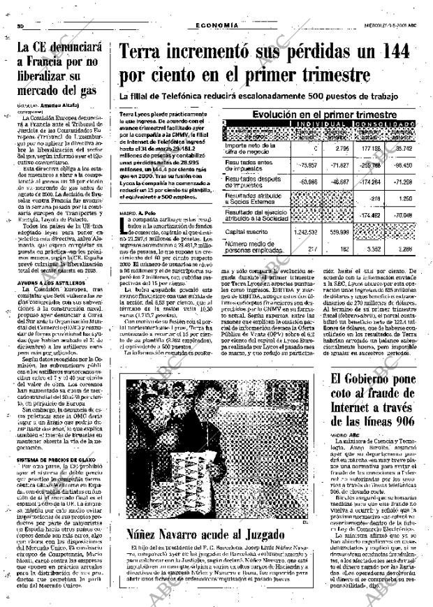 ABC MADRID 09-05-2001 página 50