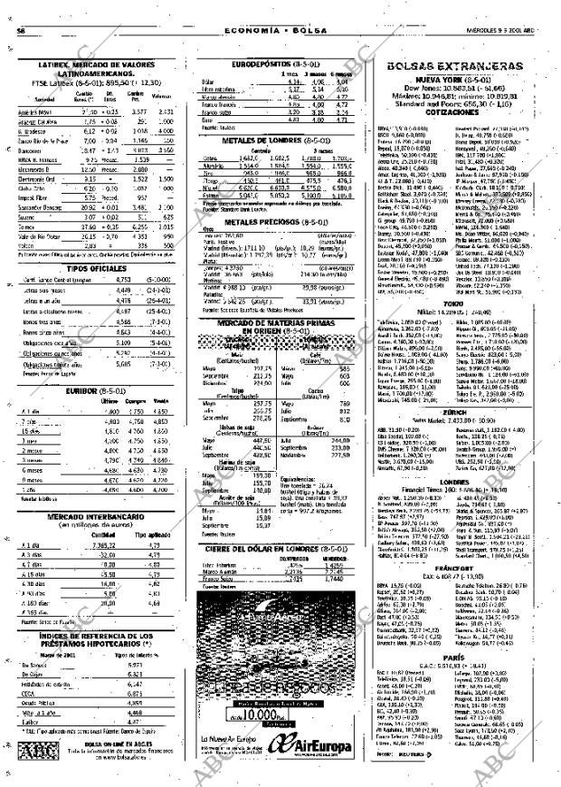 ABC MADRID 09-05-2001 página 58