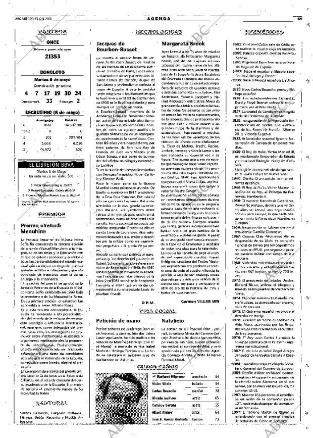 ABC MADRID 09-05-2001 página 69