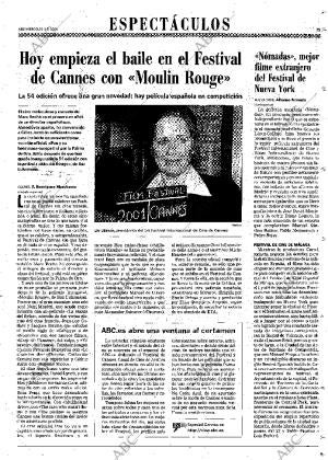 ABC MADRID 09-05-2001 página 75
