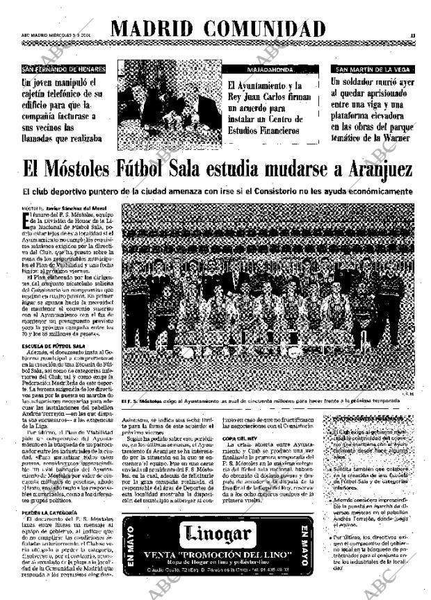 ABC MADRID 09-05-2001 página 99