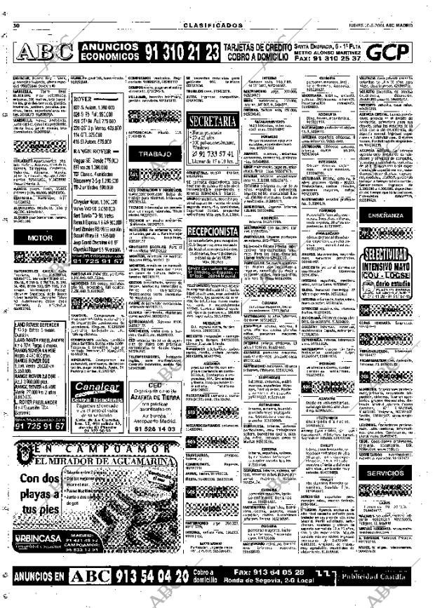 ABC MADRID 10-05-2001 página 122