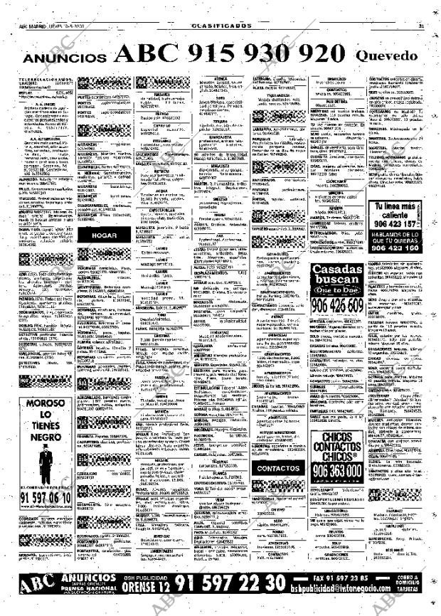 ABC MADRID 10-05-2001 página 123