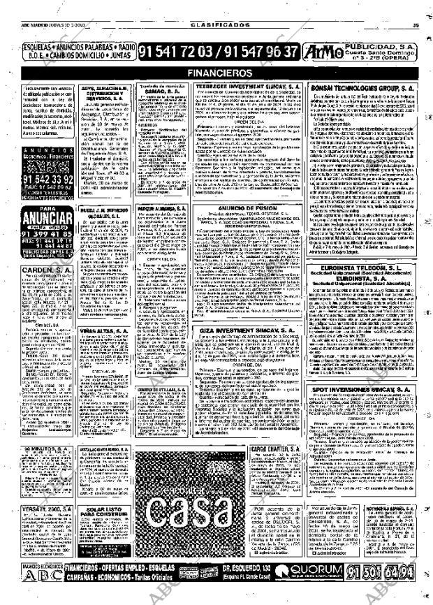 ABC MADRID 10-05-2001 página 127