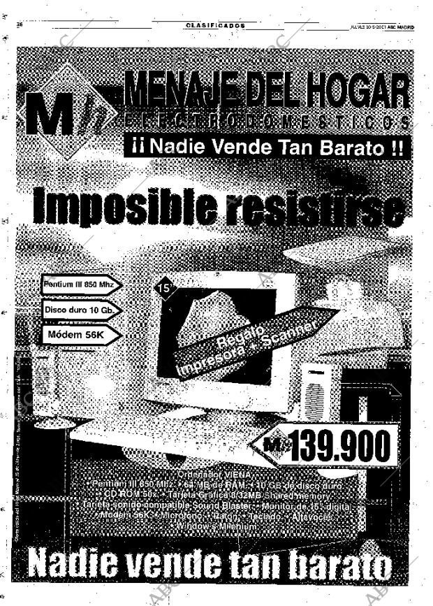 ABC MADRID 10-05-2001 página 128