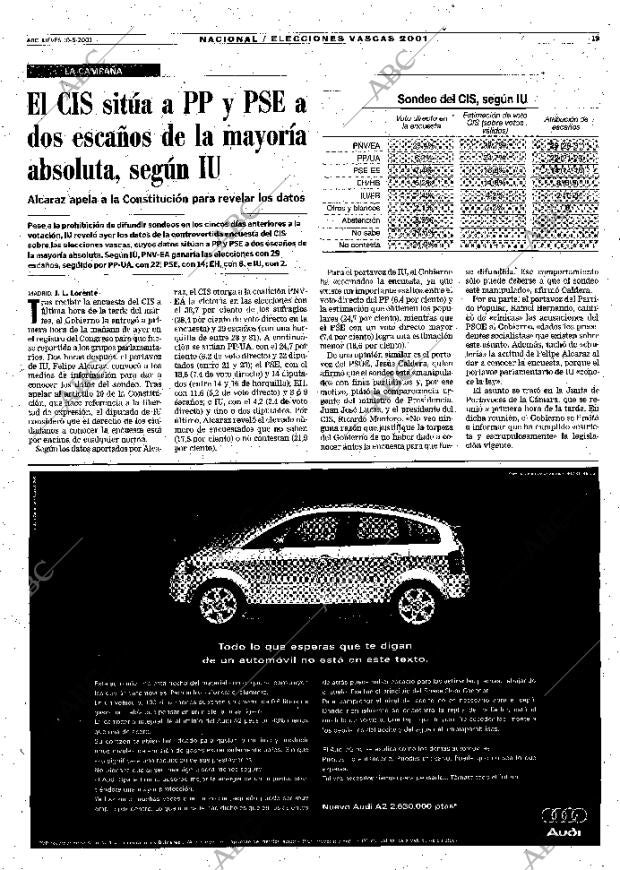ABC MADRID 10-05-2001 página 19