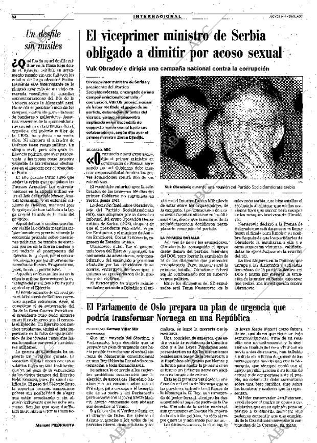 ABC MADRID 10-05-2001 página 32