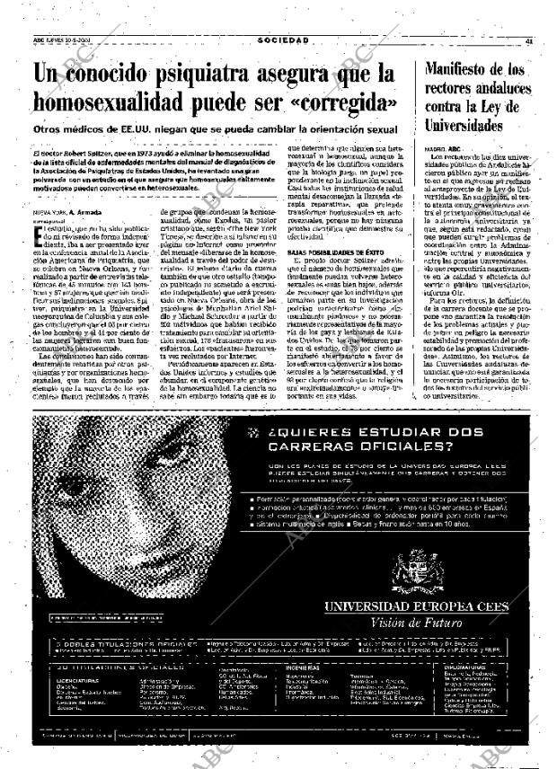 ABC MADRID 10-05-2001 página 41