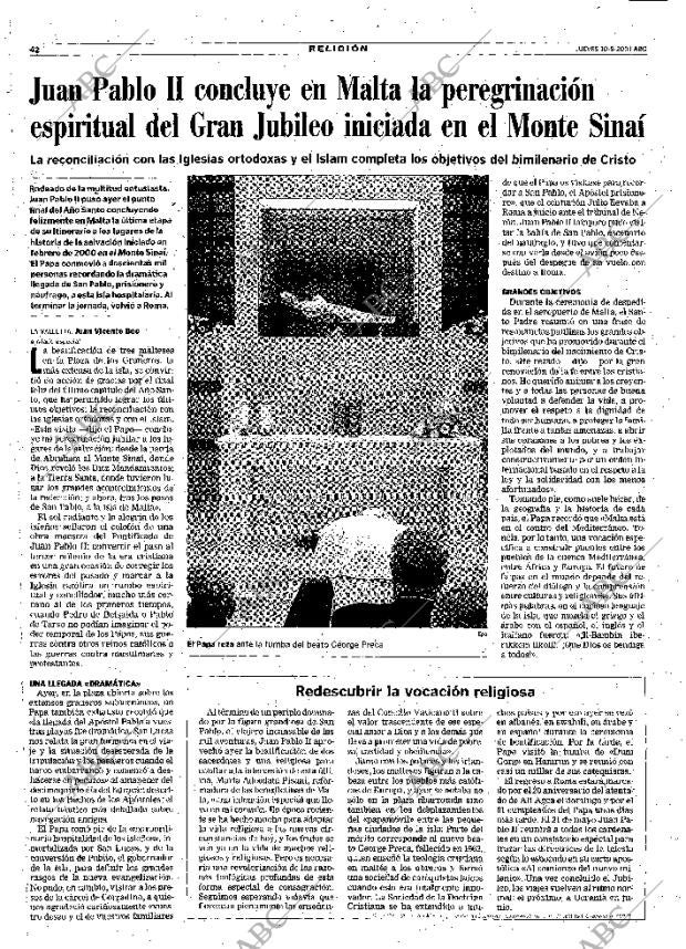 ABC MADRID 10-05-2001 página 42