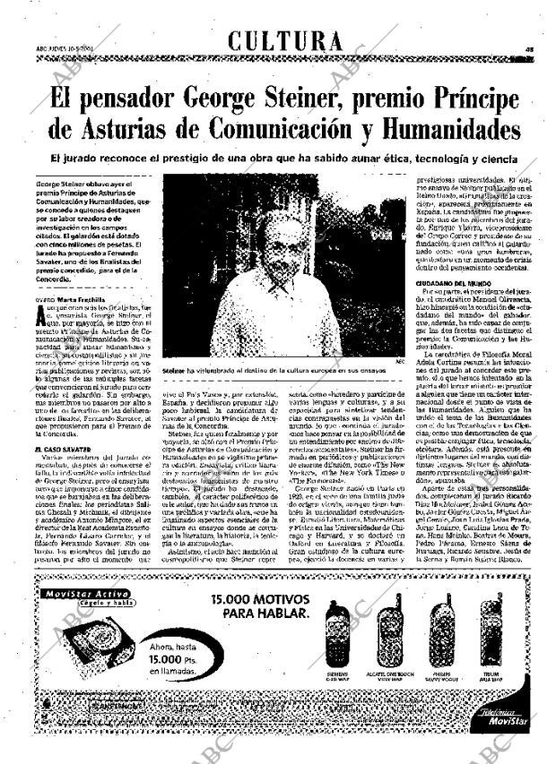ABC MADRID 10-05-2001 página 45