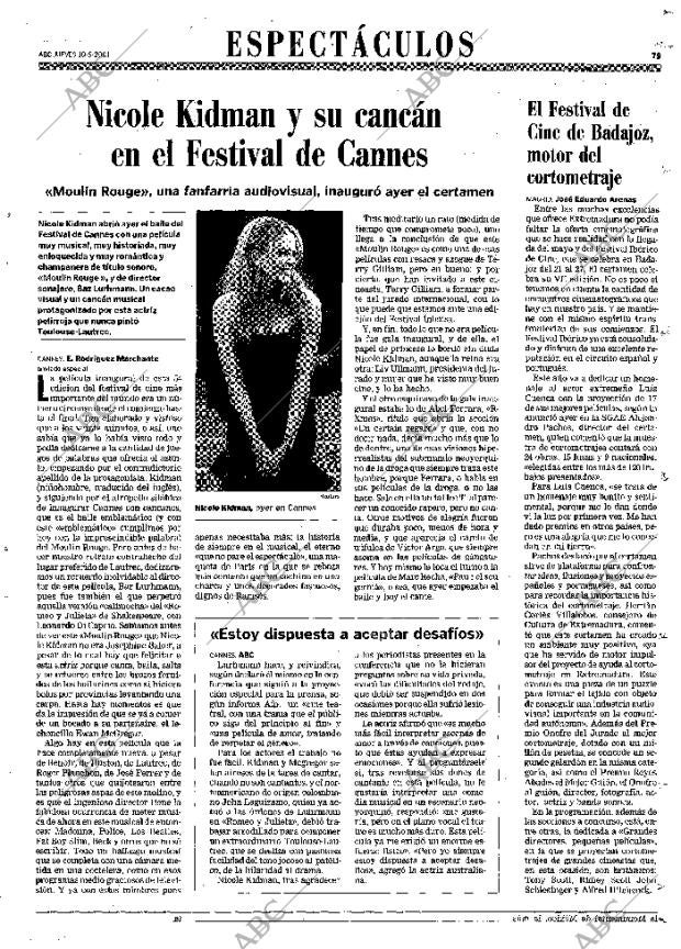 ABC MADRID 10-05-2001 página 79