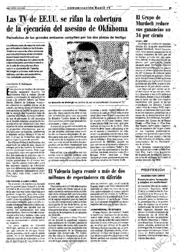 ABC MADRID 10-05-2001 página 87