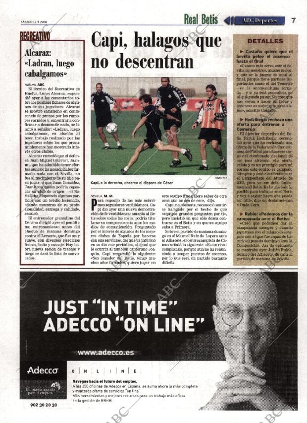 ABC SEVILLA 12-05-2001 página 107