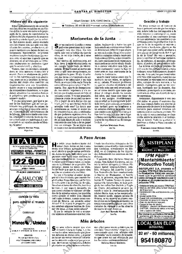ABC SEVILLA 12-05-2001 página 14