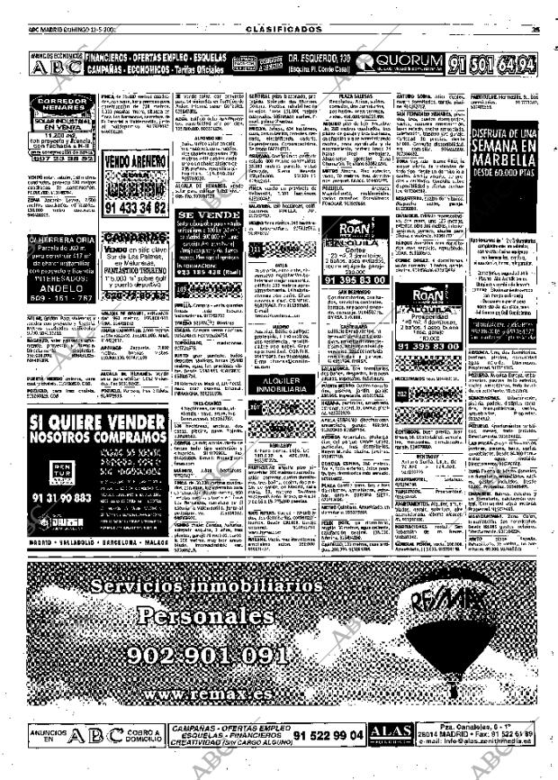 ABC MADRID 13-05-2001 página 123