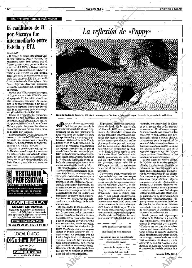 ABC MADRID 13-05-2001 página 26
