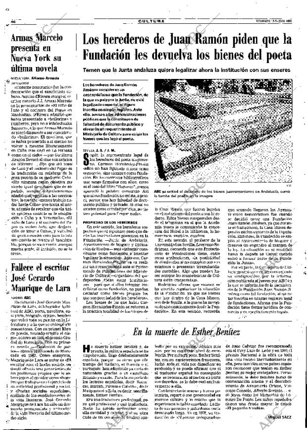 ABC MADRID 13-05-2001 página 46