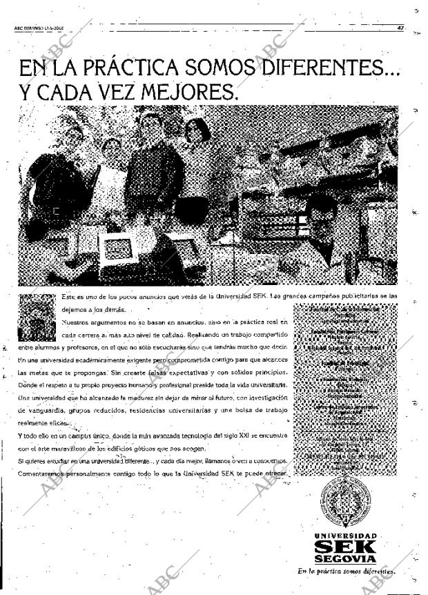 ABC MADRID 13-05-2001 página 47