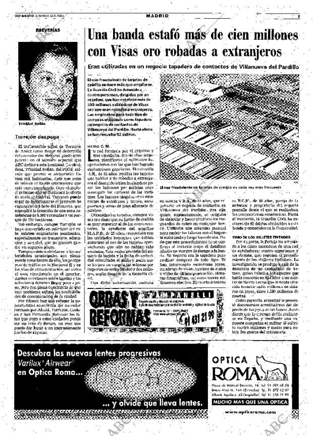 ABC MADRID 13-05-2001 página 91
