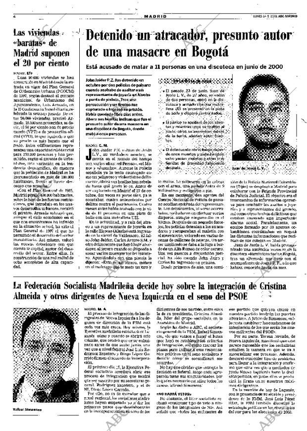 ABC MADRID 14-05-2001 página 100