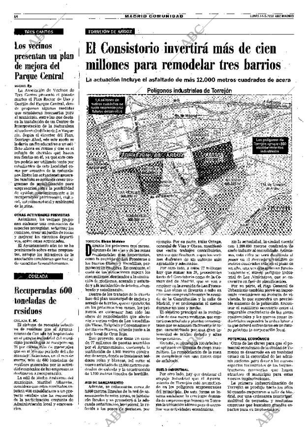 ABC MADRID 14-05-2001 página 110