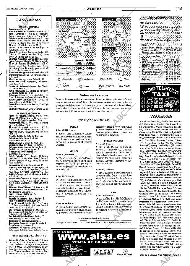 ABC MADRID 14-05-2001 página 111