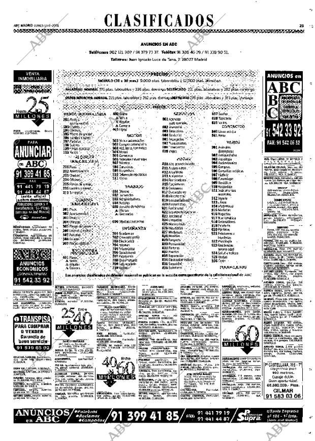 ABC MADRID 14-05-2001 página 121