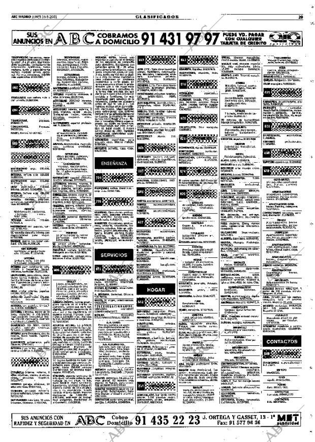 ABC MADRID 14-05-2001 página 125