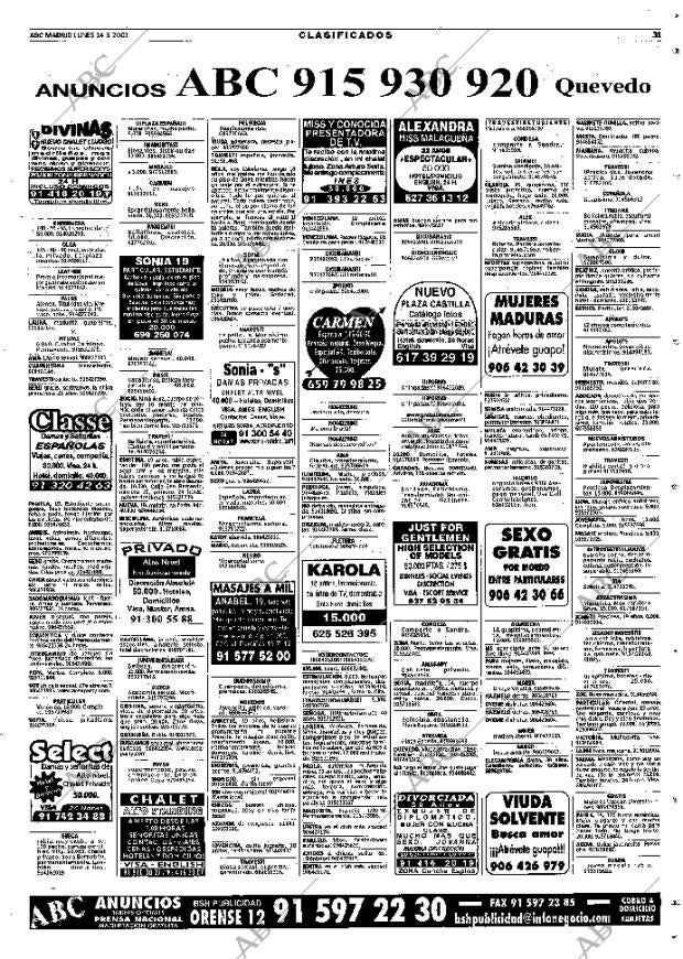 ABC MADRID 14-05-2001 página 127
